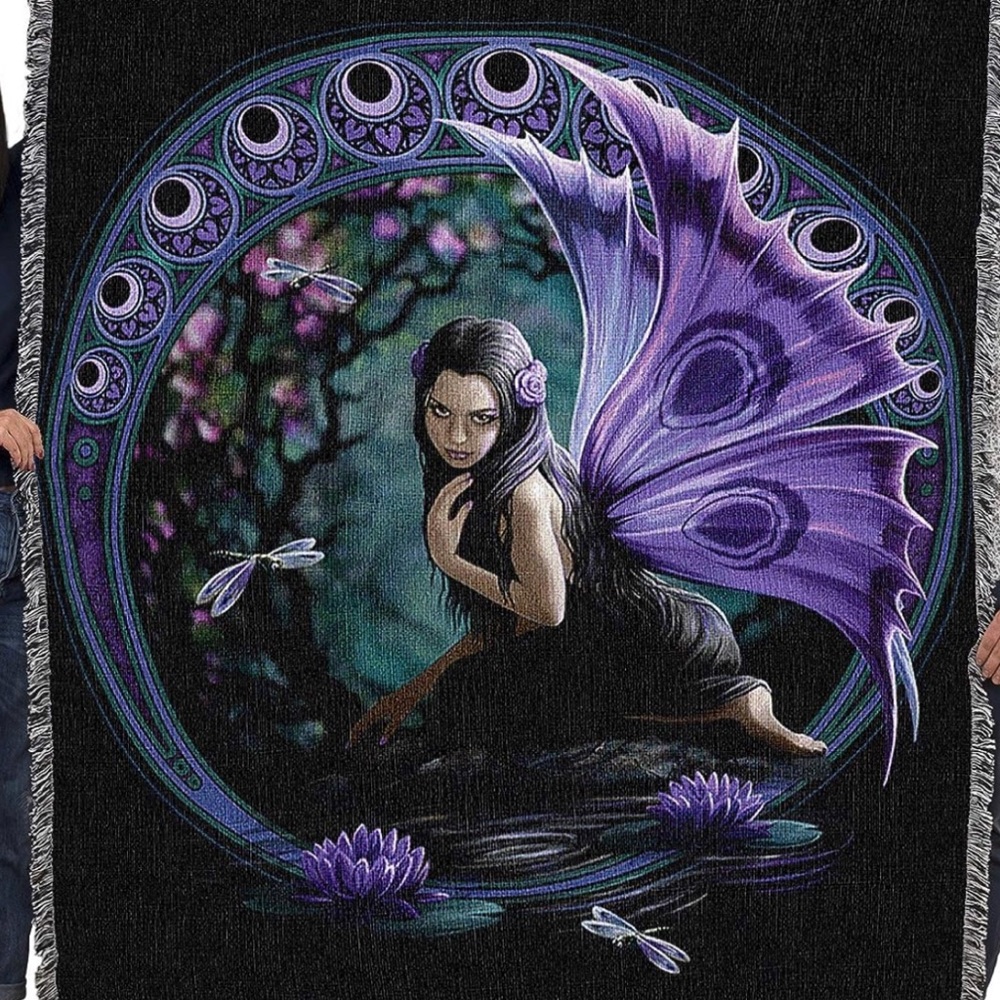 Beautiful Gothic Fairy Tapestry/Blanket